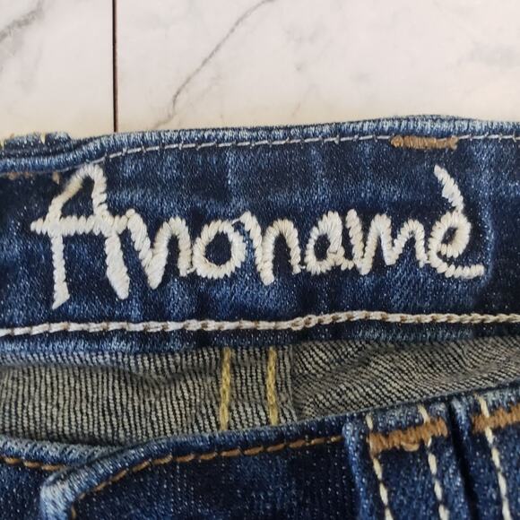 Anoname denim  dark wash western Bootcut jeans size 27 - Picture 11 of 13